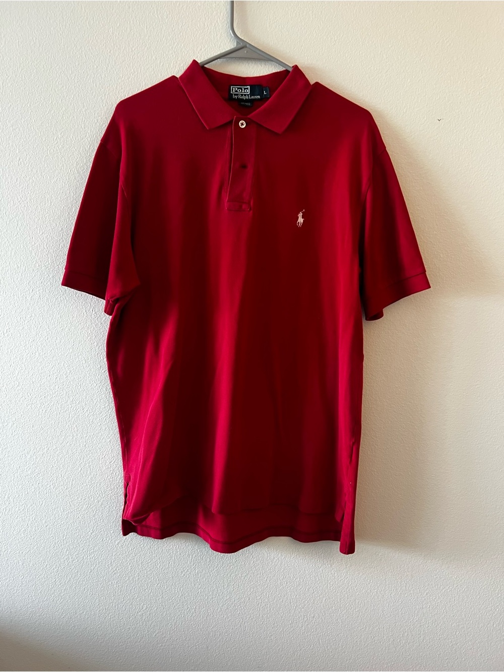 Ralph Lauren Red Short-Sleeve Polo with Embroidered Pony